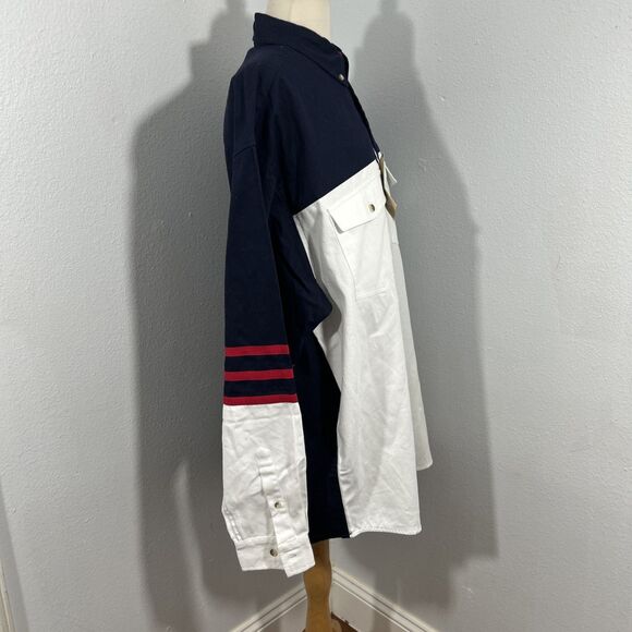 Texas Dry Goods Shirt Mens Large Colorblock Button Down Western‎ Rodeo Cowboy - Picture 5 of 10